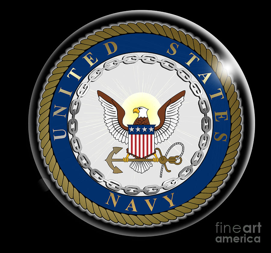 Us Navy Digital Art by Bill Richards