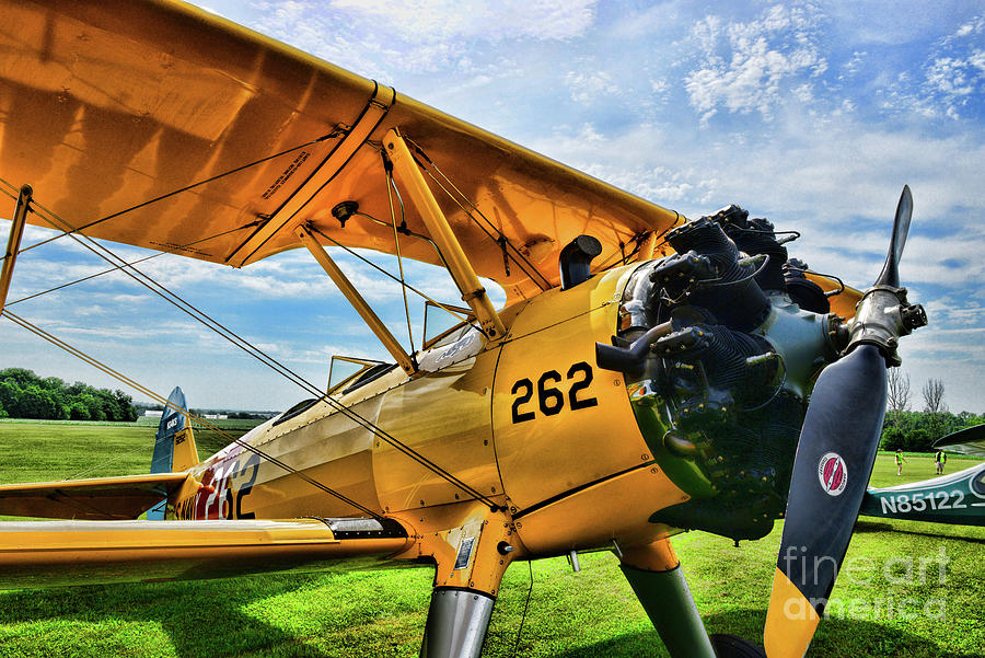 US NAVY Biplane Photograph by Paul Ward - Fine Art America