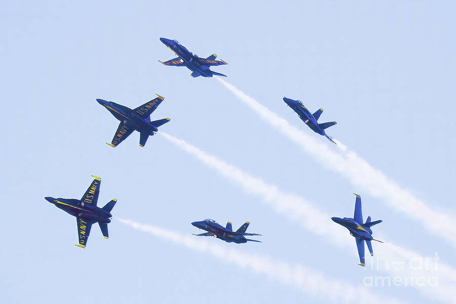US Navy Blue Angel Aerobatics Photograph by Scott Cameron
