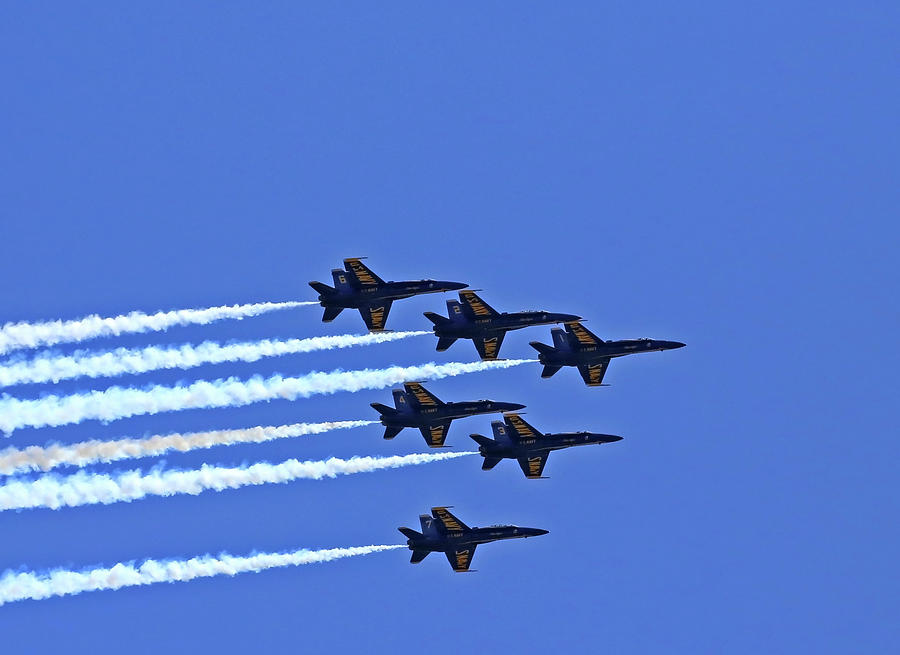 US Navy Blue Angels 2 Photograph by Judy Vincent