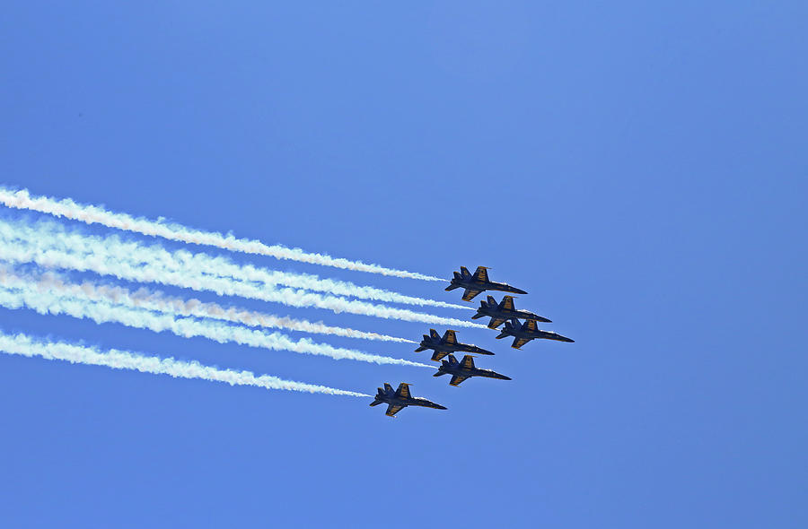 US Navy Blue Angels 4 Photograph by Judy Vincent
