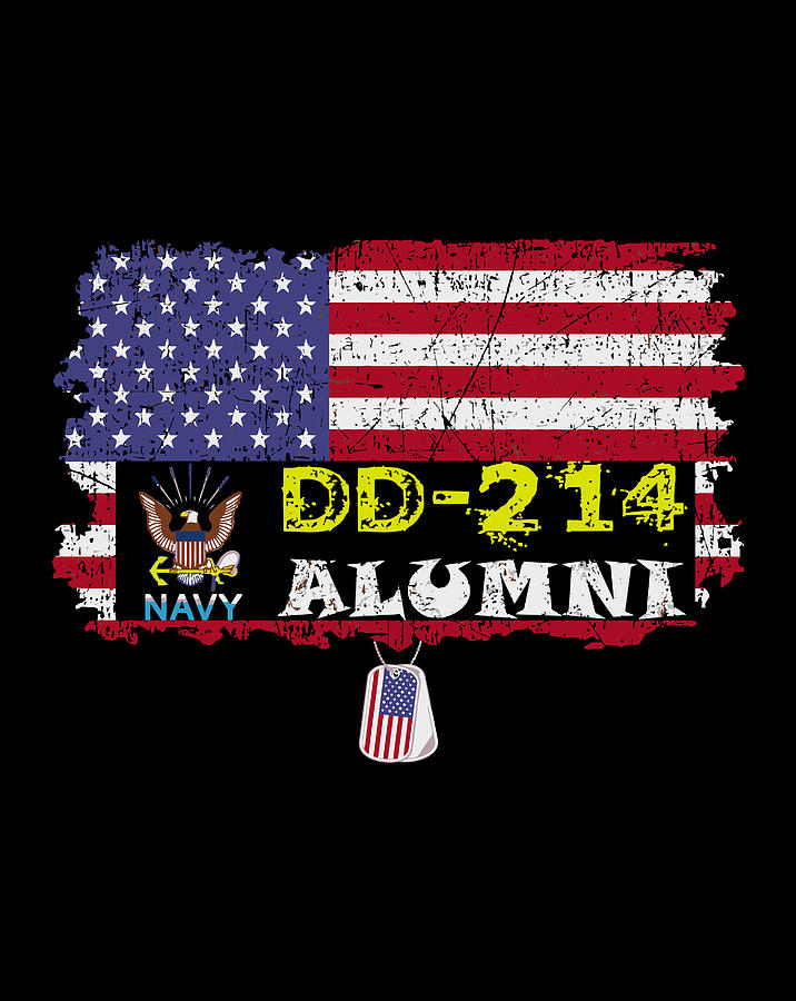 Us Navy Dd-214 Gift Veteran Navy Dd214 Retired Military Digital Art by ...