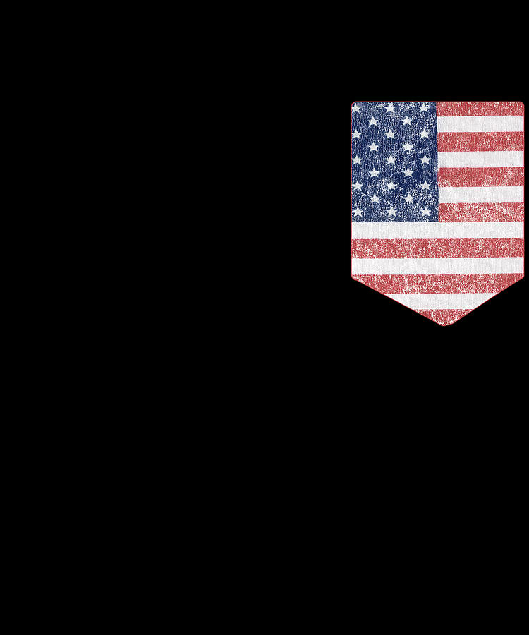US Pocket Flag Patriotic Digital Art by Flippin Sweet Gear