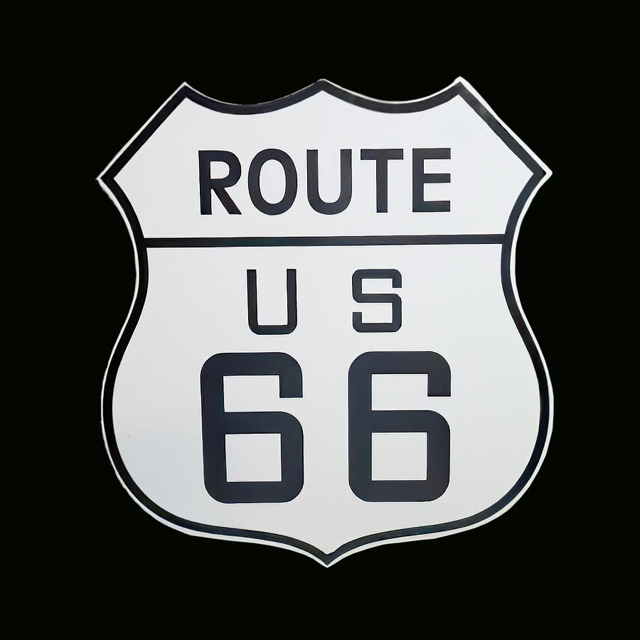 US Rt 66 Sign Photograph by Flees Photos