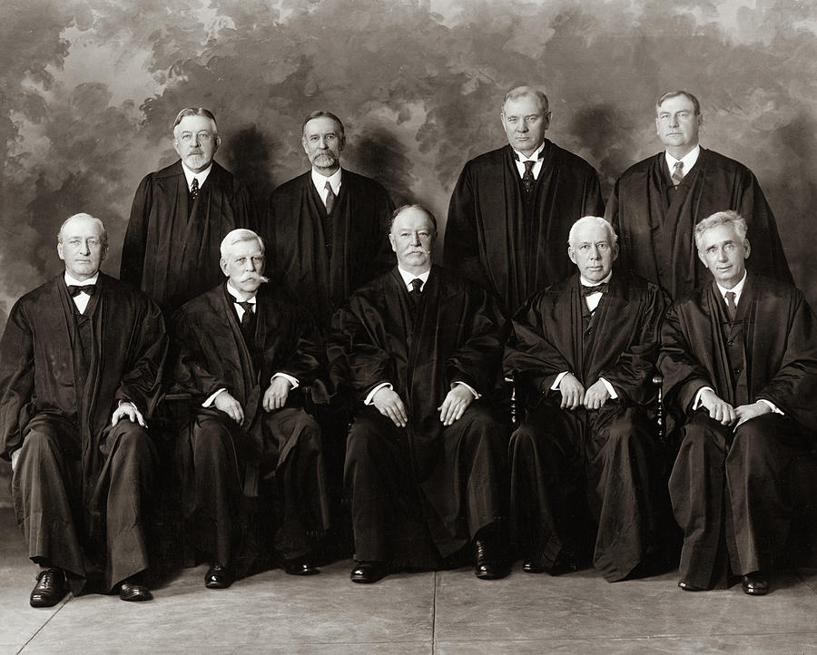 Portrait Painting - U.S. Supreme Court in 1925 by American History