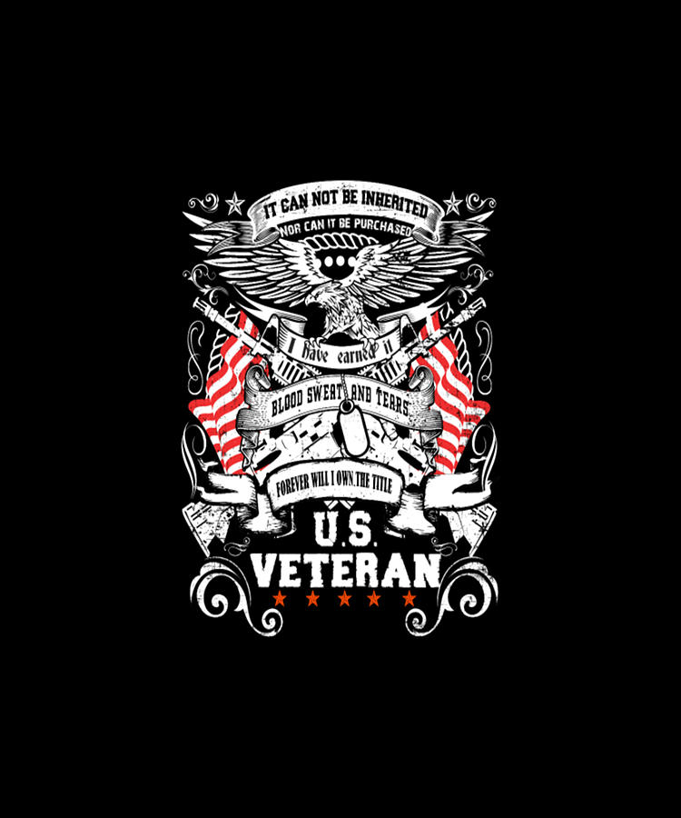 Washington D.c. Digital Art - U.S Veteran by Tinh Tran Le Thanh