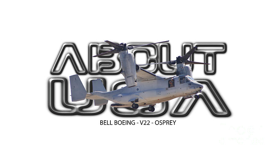 USA Boeing V22 Osprey bx Mixed Media by Mac Santayana - Fine Art America