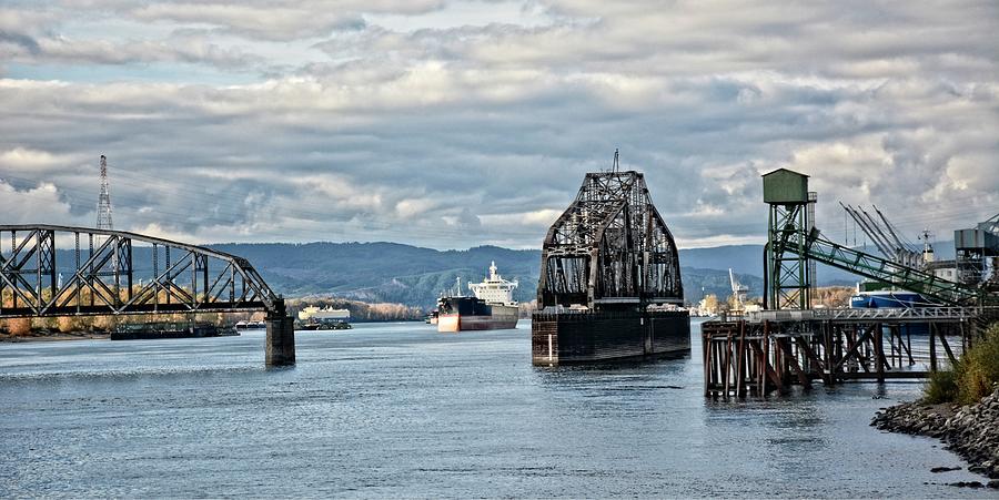 USA Bridges and Boats PNW 1 Photograph by Maggy Marsh