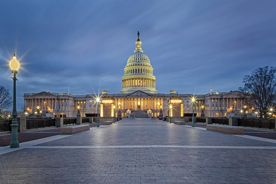 USA Capitol Building  Photograph by Susan Candelario