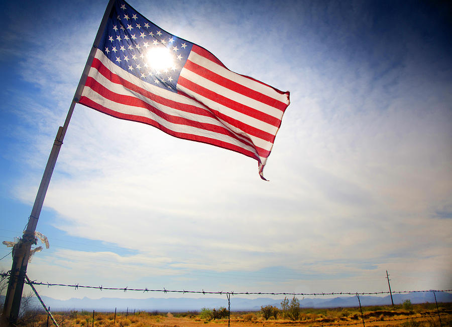 USA flag Photograph by Grant Faint