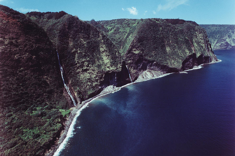 USA, Hawaii, Big Island, cliff and coast scenic Photograph by Dex Image