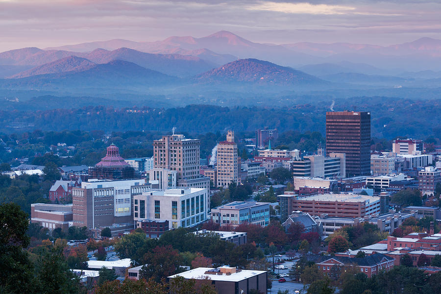 USA, North Carolina, Asheville Photograph by Walter Bibikow