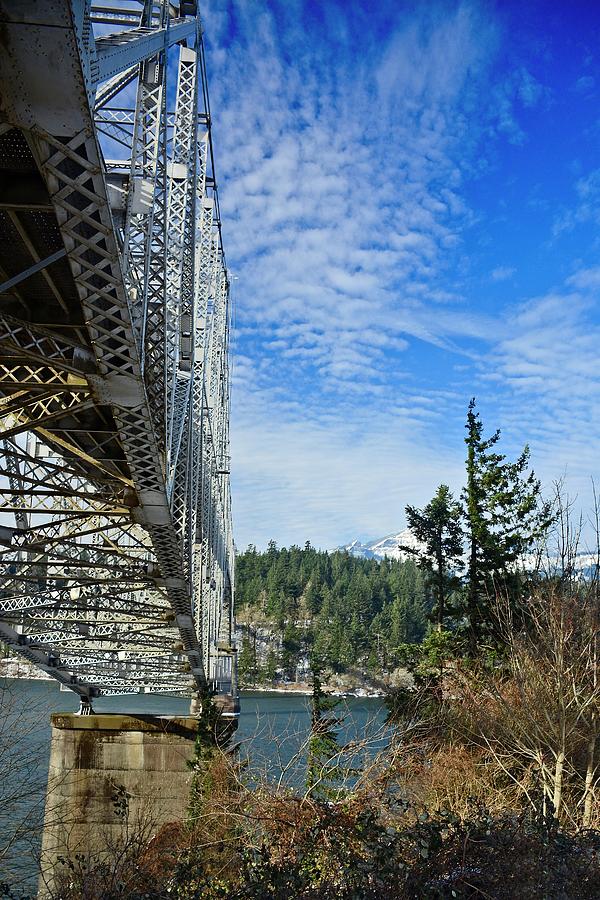 Portland Photograph - USA, Oregon, Columbia Gorge , Bridge of the Gods 1 by Maggy Marsh