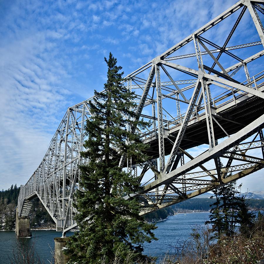 USA, Oregon, Columbia Gorge , Bridge of the Gods 5 Photograph by Maggy Marsh