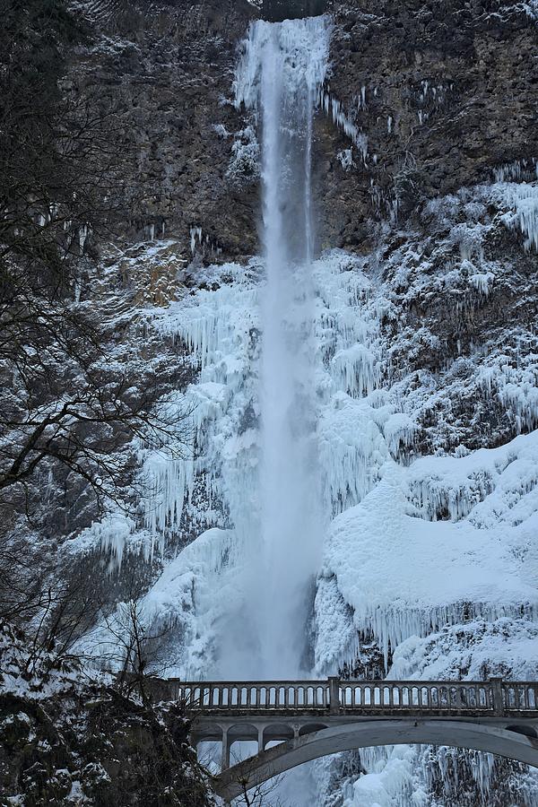 Portland Photograph - USA, Oregon, Columbia Gorge , Multnomah Falls 10 by Maggy Marsh