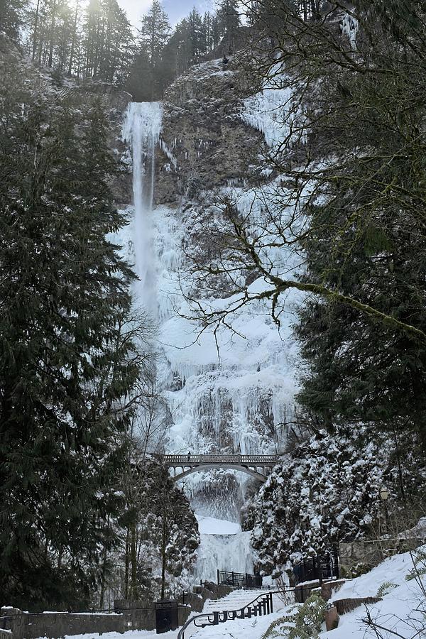 Portland Photograph - USA, Oregon, Columbia Gorge , Multnomah Falls 12 by Maggy Marsh