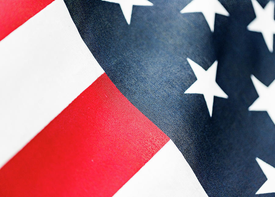 USA Proud American Flag Photography 2 Photograph by Amelia Pearn