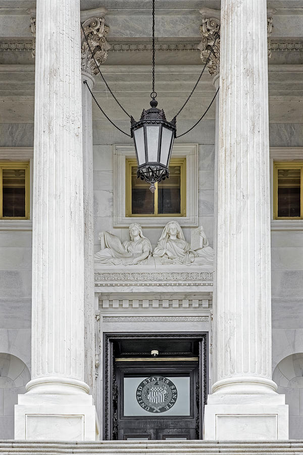 USA Senate Building II Photograph by Susan Candelario