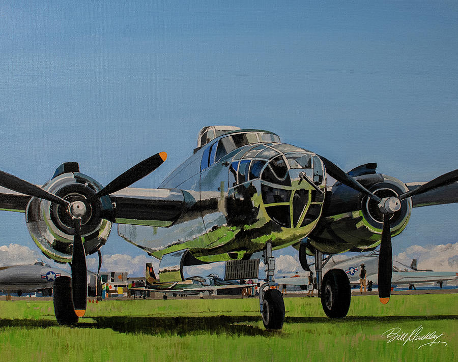 USA Warbird from WWII Painting by Bill Dunkley - Pixels