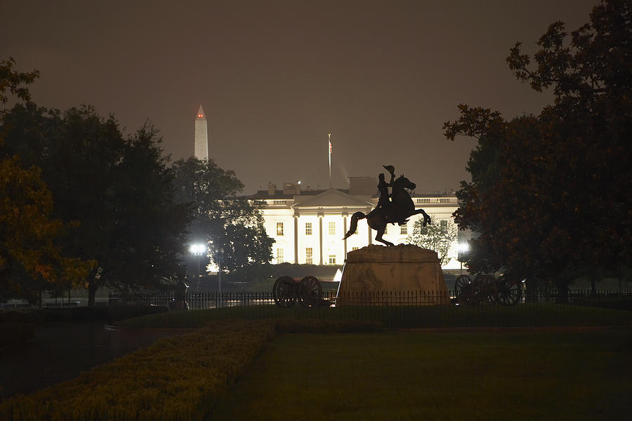 USA, Washington DC, White House at night Photograph by Siri Stafford