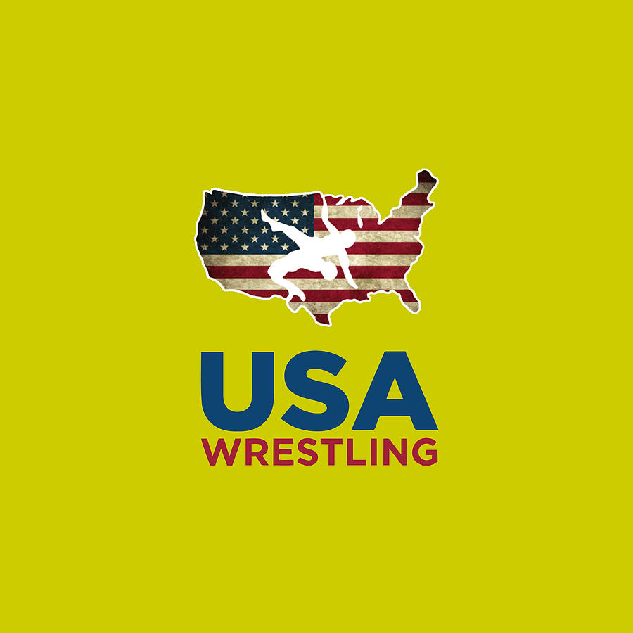 USA Wrestling Drawing by Sabine Colas - Fine Art America