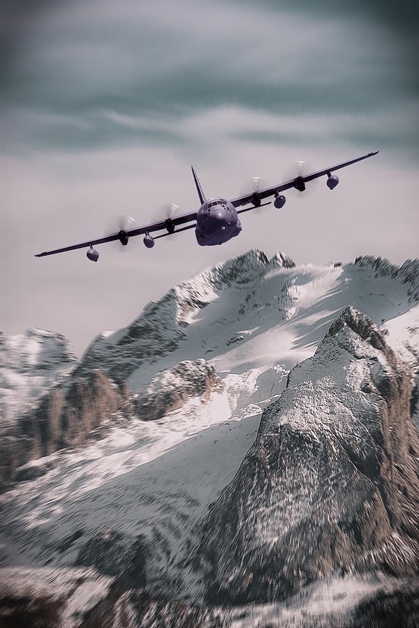 USAF C-130J Hercules Digital Art by Airpower Art