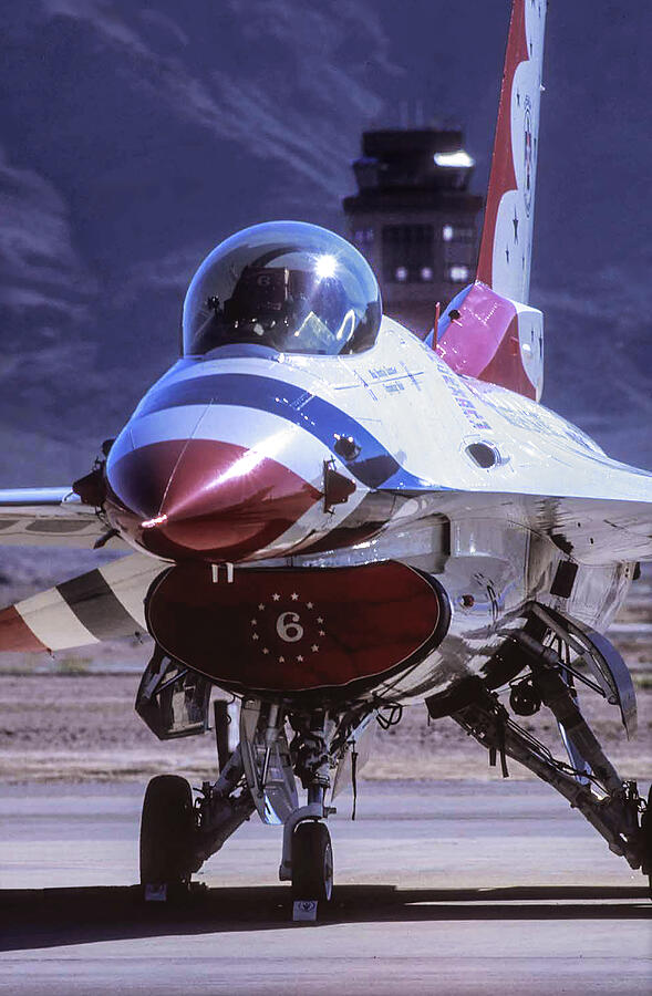 USAF F-16C Thunderbirds Photograph by Erik Simonsen