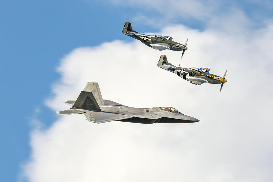 USAF Heritage Flight Photograph by Michael Crowder