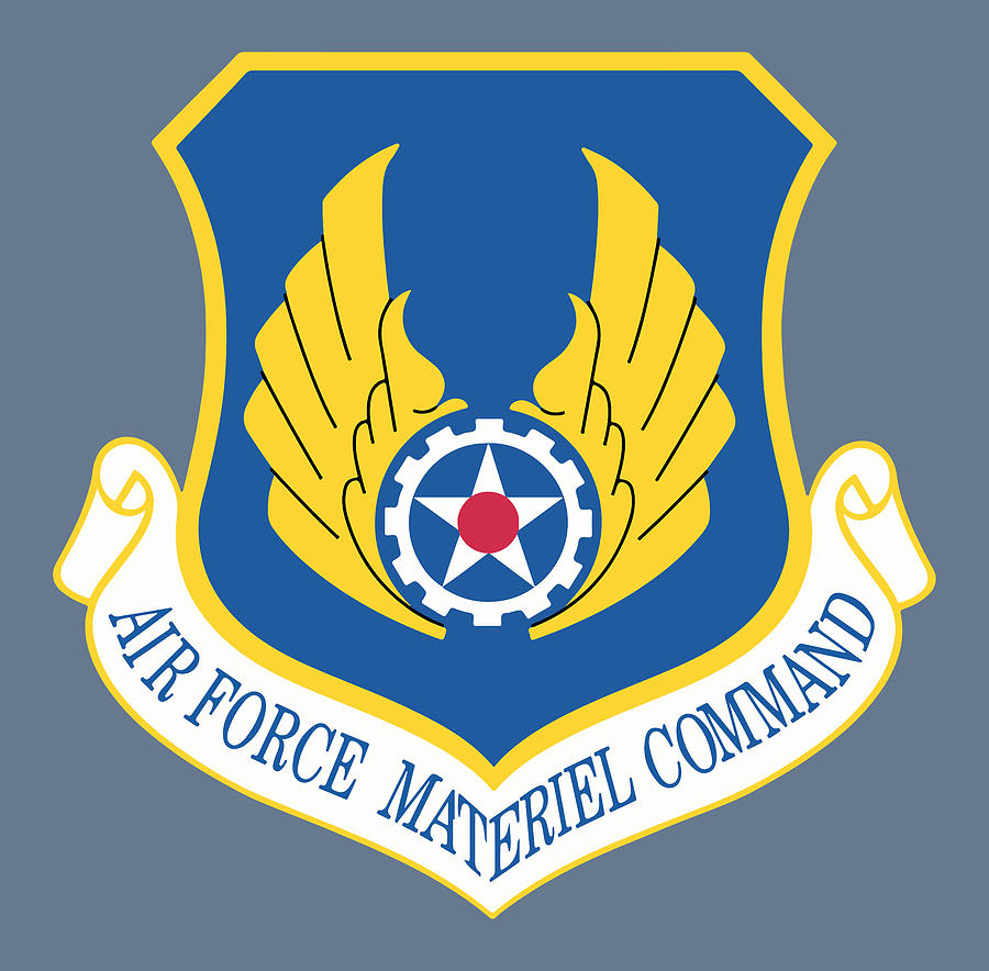 USAF Material Command Insignia Logo Photograph by Keith Webber Jr - Pixels