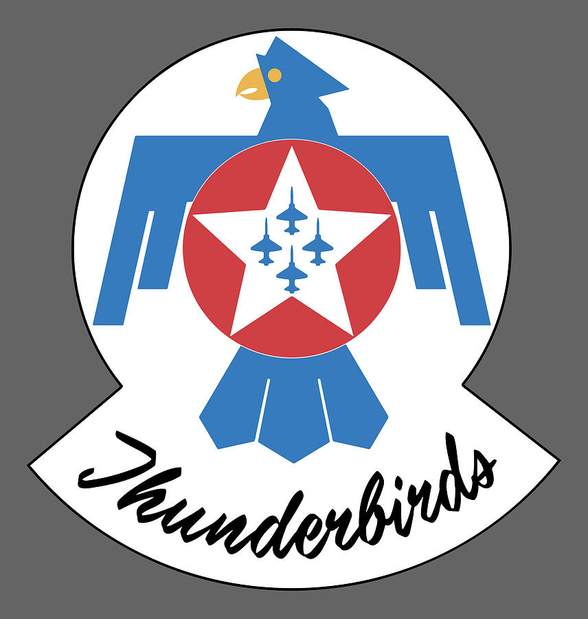 USAF Thunderbirds Demonstration Squadron Insignia Photograph by Keith ...