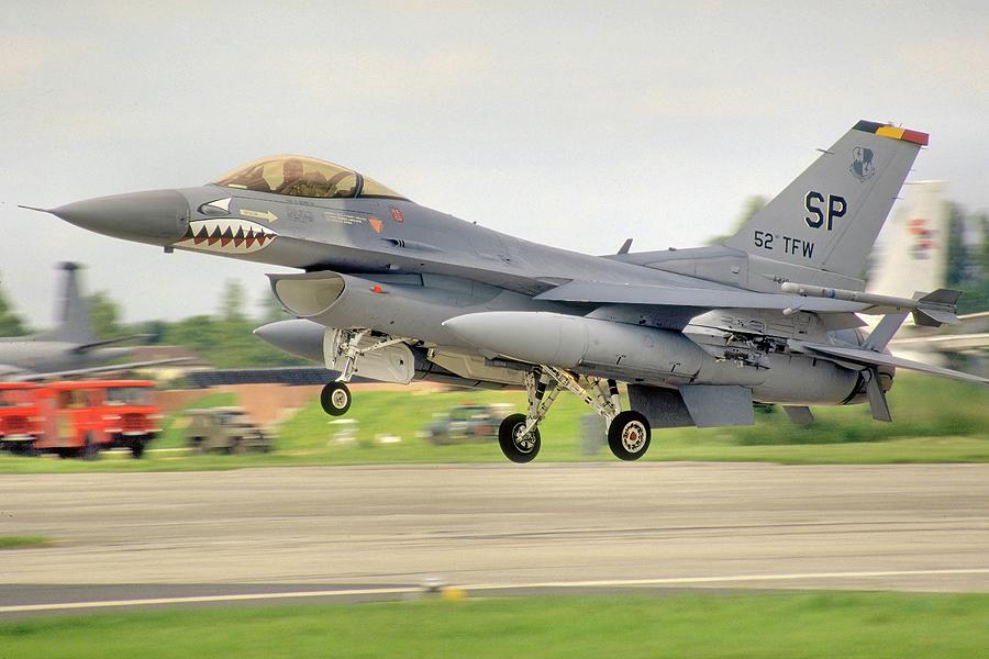 USAFE F-16C Fighting Falcon Photograph by Tim Beach