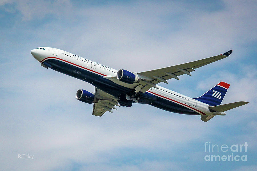 USAIR Airbus Photograph by Rene Triay FineArt Photos