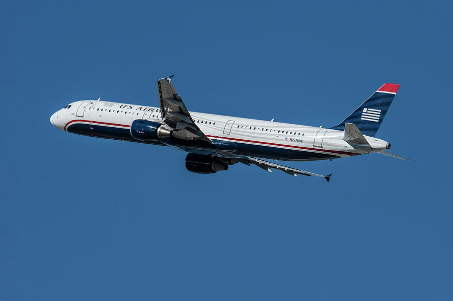 USAirways Airbus A321 Photograph by Erik Simonsen