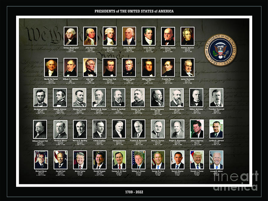 ThePresidents Of The United States Digital Art By JC Vela - Fine Art ...