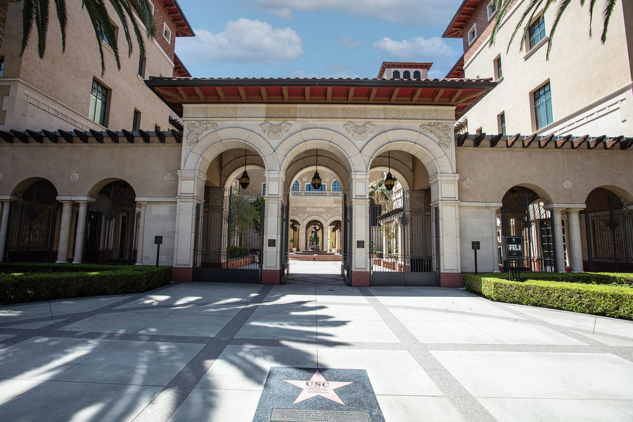 USC School of Cinematic Arts with Star Photograph by John McGraw