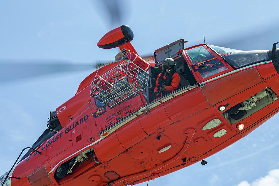 USCG Helo Operations Photograph by Rick Pisio