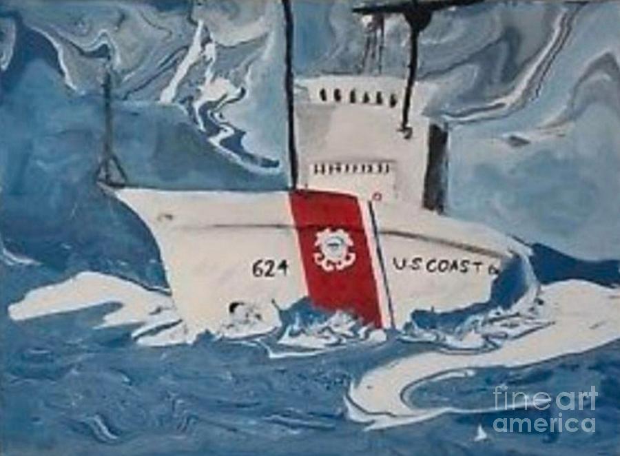 USCGC Dauntless Painting by Expressions By Stephanie