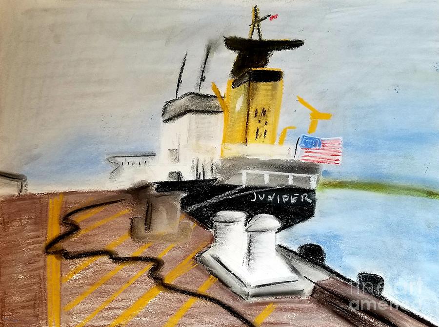 USCGC Juniper Stern Pastel by Expressions By Stephanie