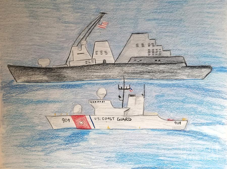 USCGC Northland Drawing by Expressions By Stephanie