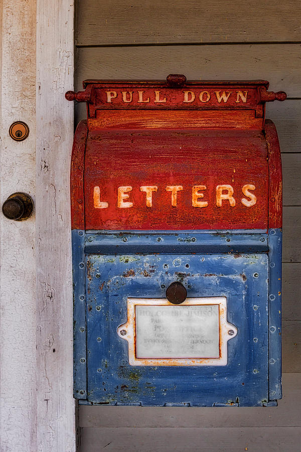 USPS Vintage Mailbox Photograph by Susan Candelario