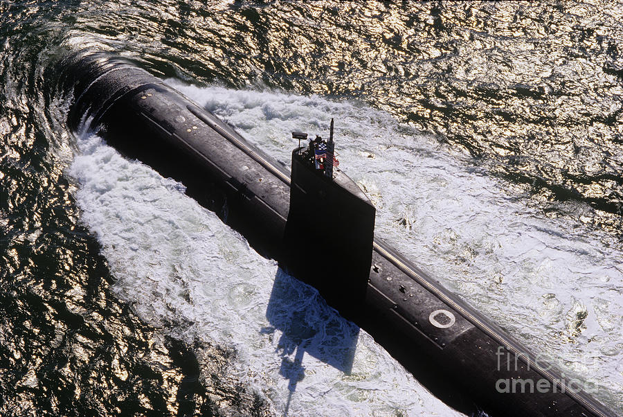 USS Asheville, SSN 758, Nuclear Powered Sub Photograph by Wernher ...