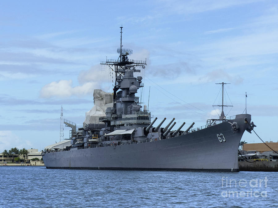 Uss Battleship Missouri Pearl Harbor Hawaii Photograph By Teresa A And Preston S Cole