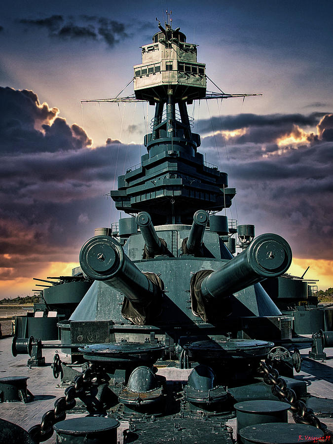 USS Battleship Texas BB35 Digital Art by Rene Vasquez