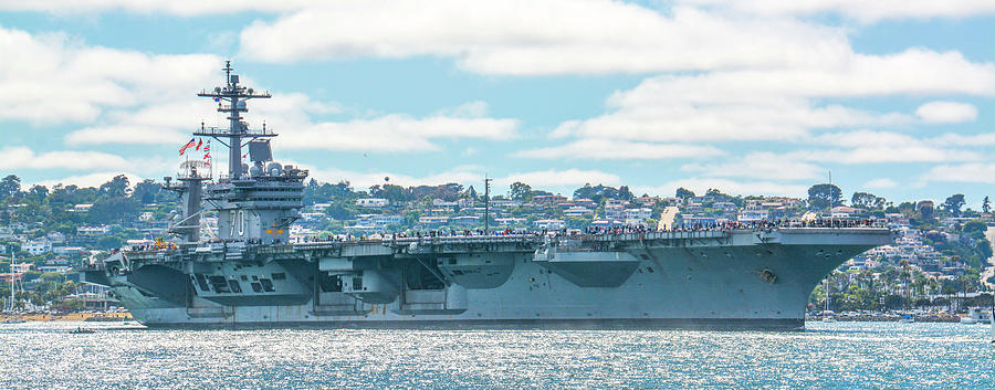 San Diego Photograph - USS Carl Vinson CVN 70 by Tommy Anderson
