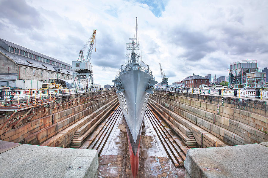 USS Cassin Young Photograph by Eric Gendron