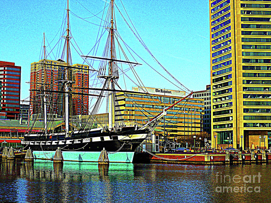 Uss Constellation Inner Harbor Baltimore Photograph By Darin Bokeno