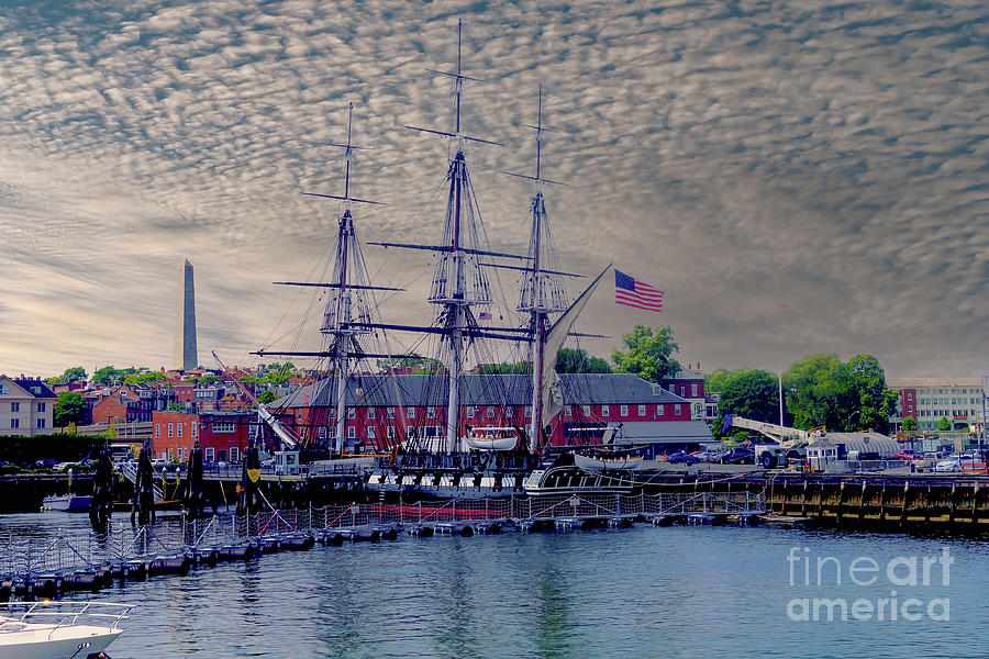 Boston Photograph - USS Constitution by Jasmin Hrnjic