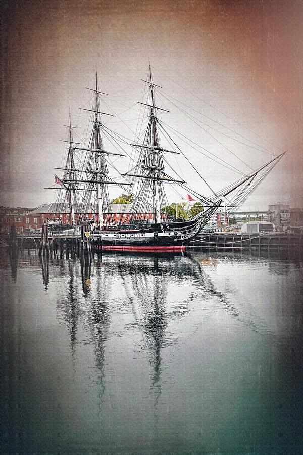 Boston Photograph - USS Constitution Navy Yard Boston  by Carol Japp