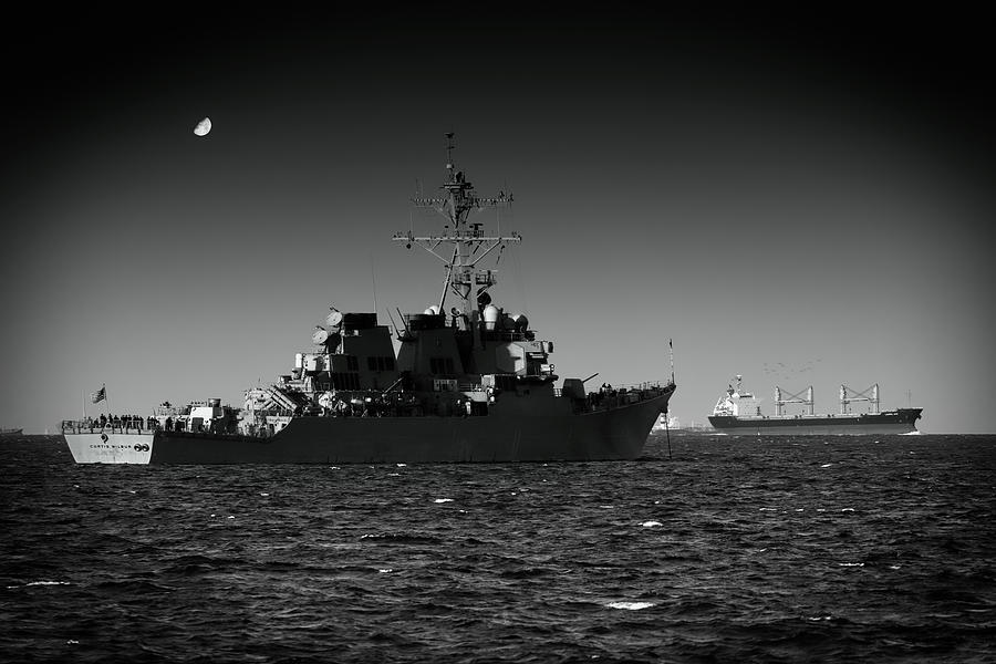 USS Curtis Wilbur Photograph by Bill Chizek
