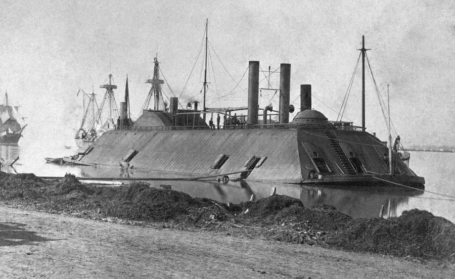 USS Essex Ironclad - Baton Rouge - 1862 Photograph by War Is Hell Store